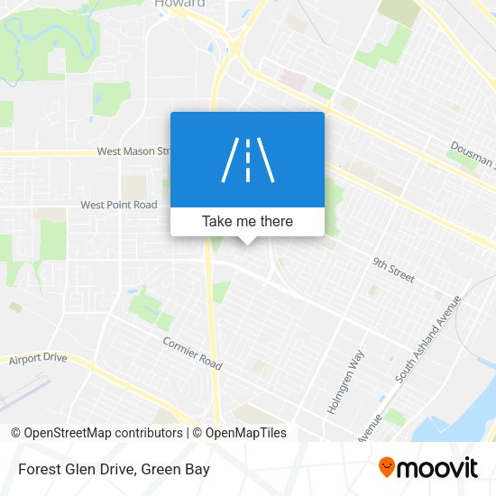 Forest Glen Drive map