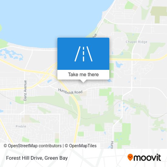 Forest Hill Drive map