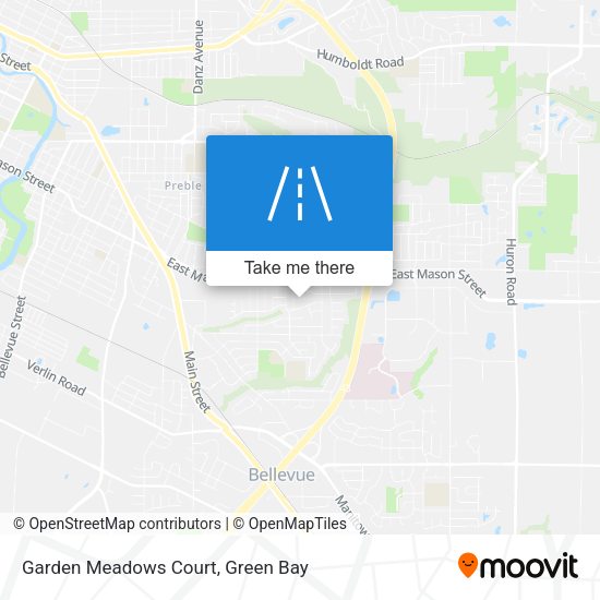 Garden Meadows Court map