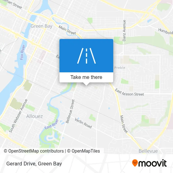 Gerard Drive map