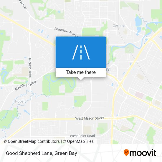 Good Shepherd Lane map