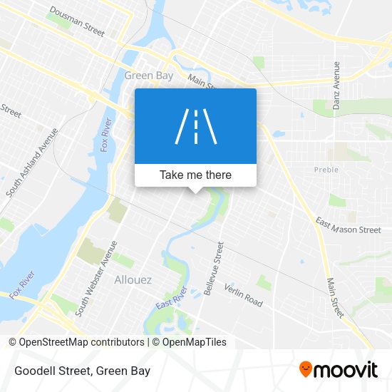 Mapa de Goodell Street