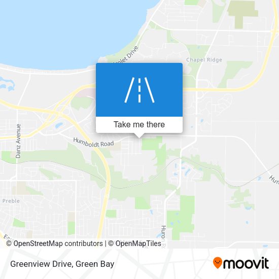 Greenview Drive map