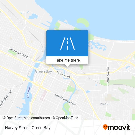 Harvey Street map