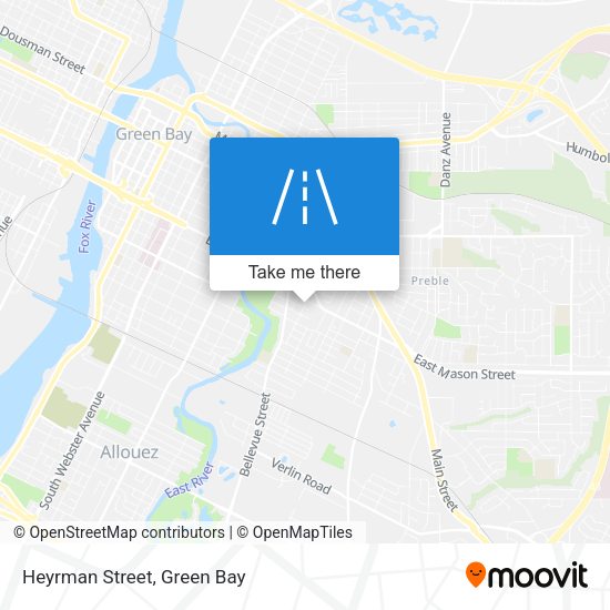 Mapa de Heyrman Street
