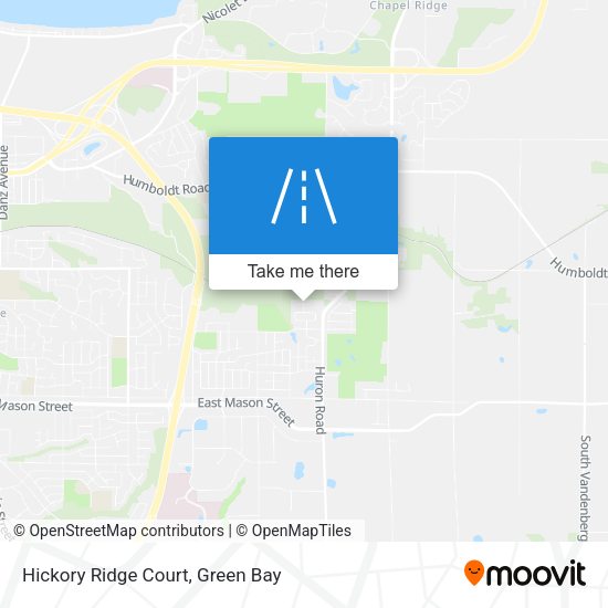 Hickory Ridge Court map