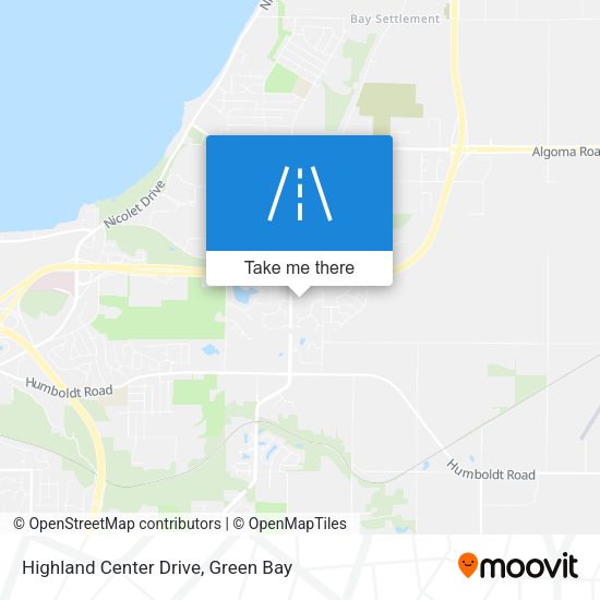 Highland Center Drive map