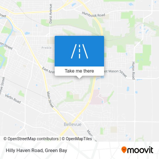 Hilly Haven Road map