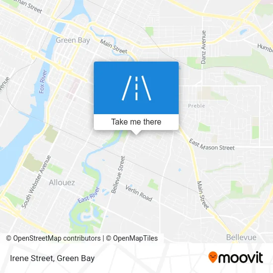 Irene Street map