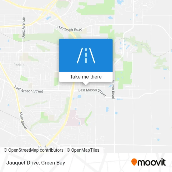 Jauquet Drive map