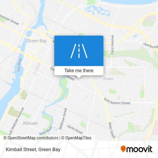 Mapa de Kimball Street