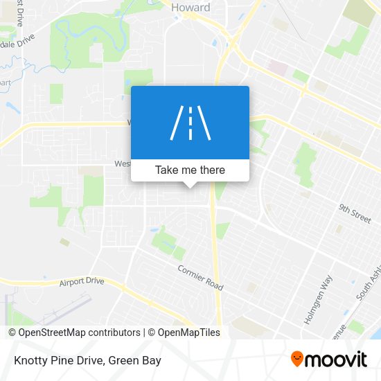 Knotty Pine Drive map