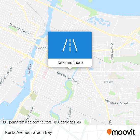 Mapa de Kurtz Avenue