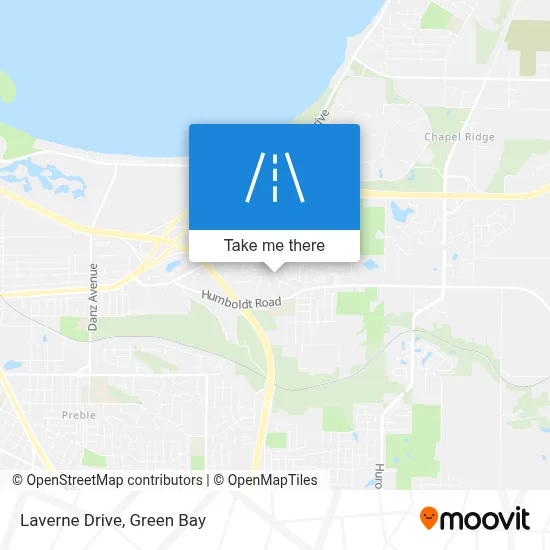 Laverne Drive map