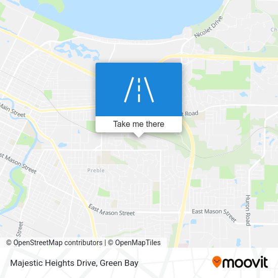 Mapa de Majestic Heights Drive