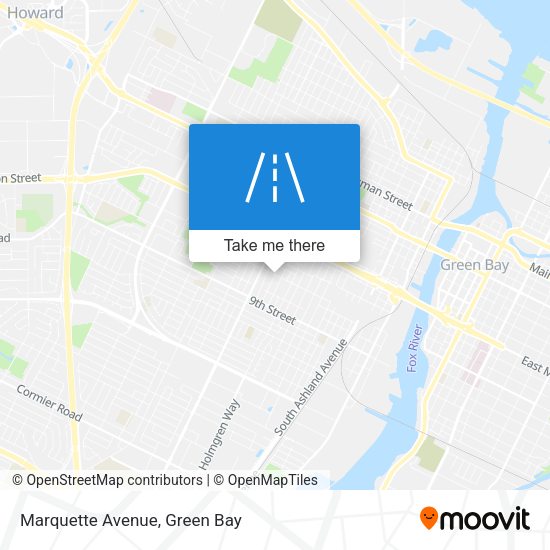 Mapa de Marquette Avenue