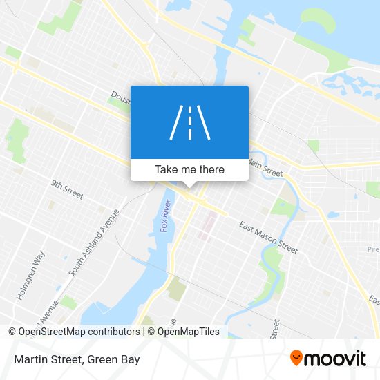 Mapa de Martin Street