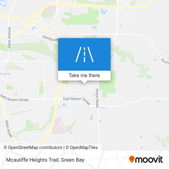 Mcauliffe Heights Trail map