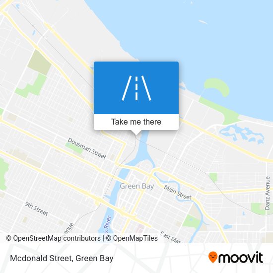 Mapa de Mcdonald Street