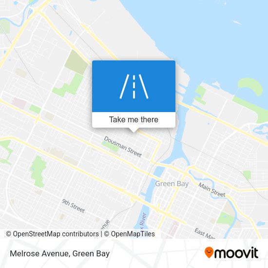 Mapa de Melrose Avenue