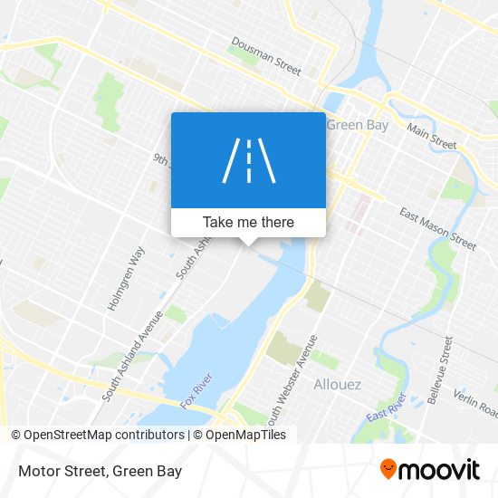 Motor Street map