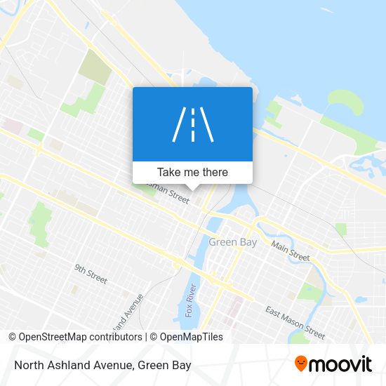 Mapa de North Ashland Avenue