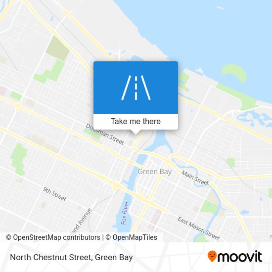 Mapa de North Chestnut Street