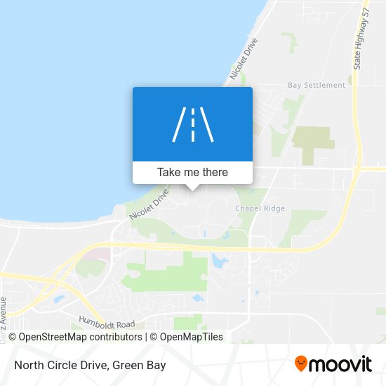 Mapa de North Circle Drive