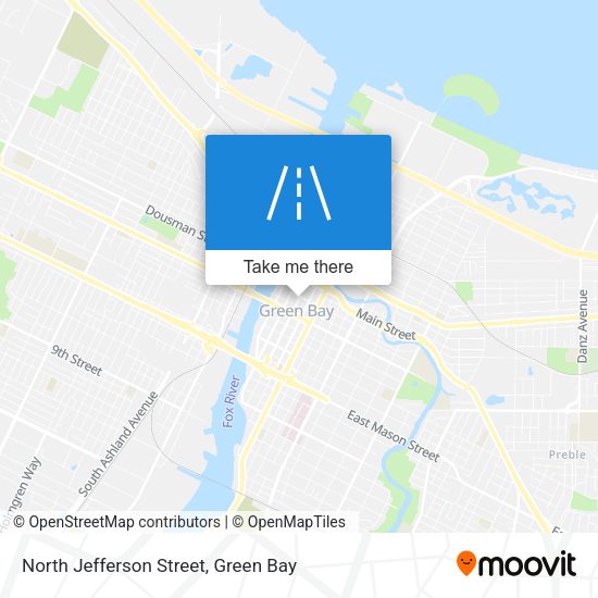 North Jefferson Street map