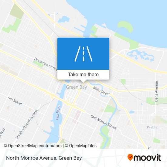 North Monroe Avenue map