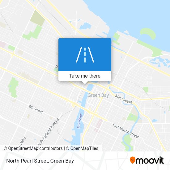 North Pearl Street map