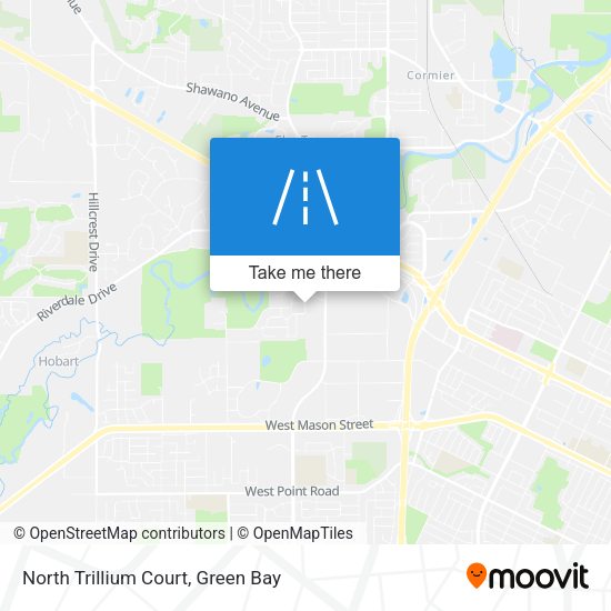 Mapa de North Trillium Court