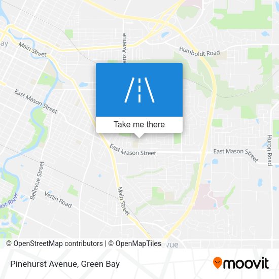Mapa de Pinehurst Avenue