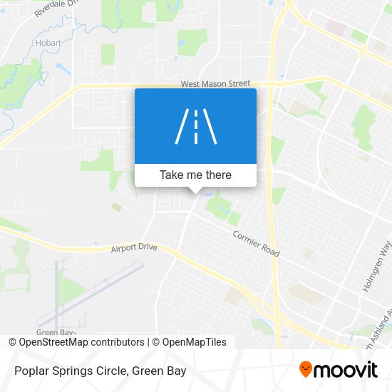 Mapa de Poplar Springs Circle