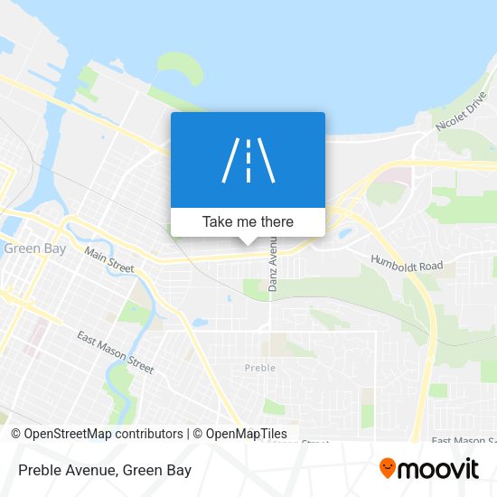 Mapa de Preble Avenue