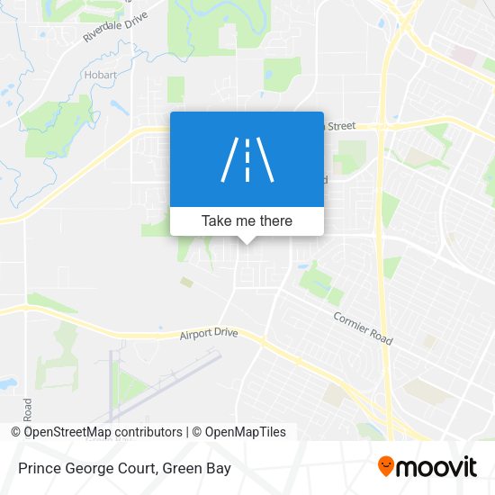 Mapa de Prince George Court