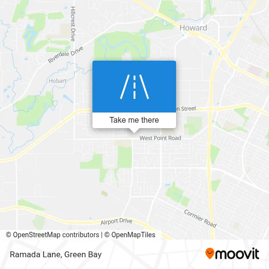 Ramada Lane map