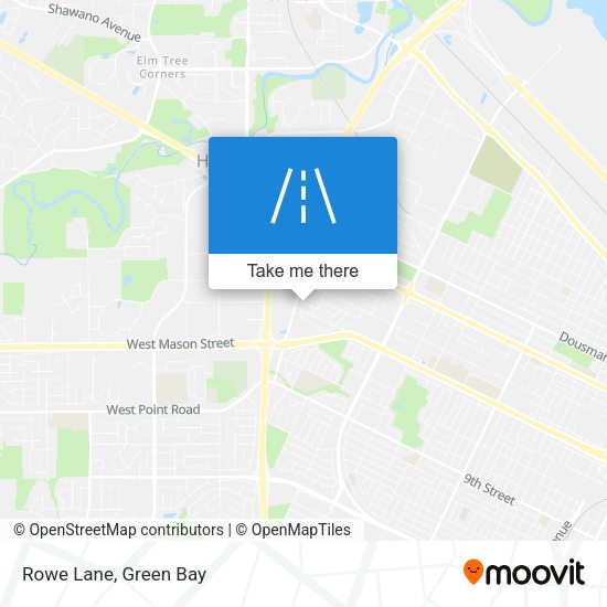 Mapa de Rowe Lane