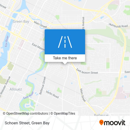 Mapa de Schoen Street