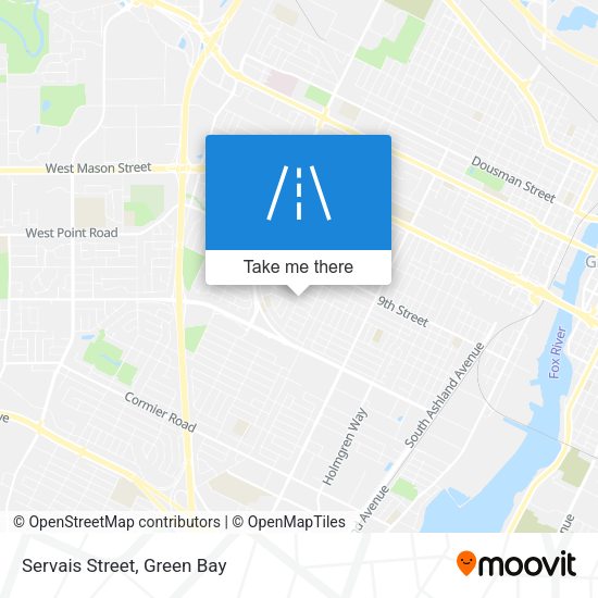 Mapa de Servais Street