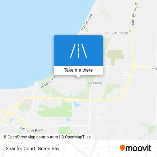 Shaefer Court map