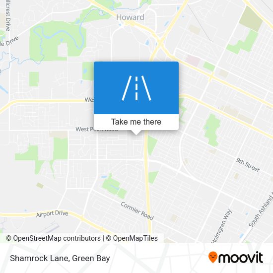 Shamrock Lane map