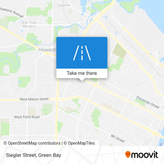 Mapa de Siegler Street