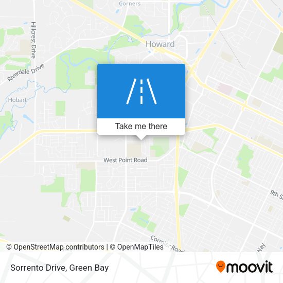 Sorrento Drive map