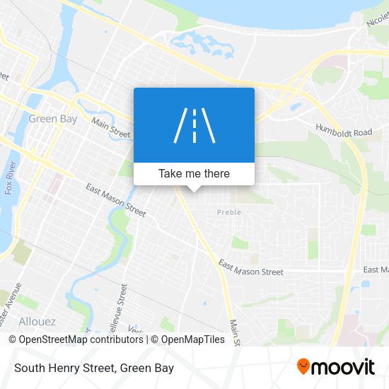 South Henry Street map