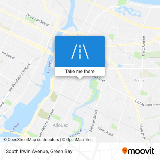 Mapa de South Irwin Avenue