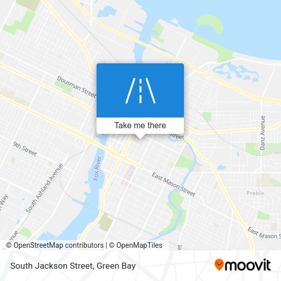 South Jackson Street map