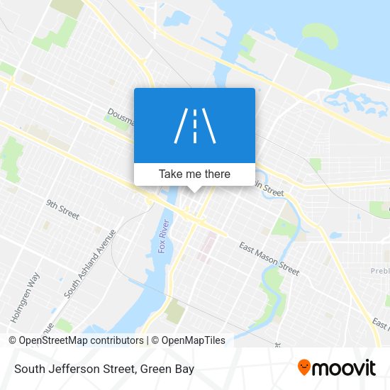 South Jefferson Street map