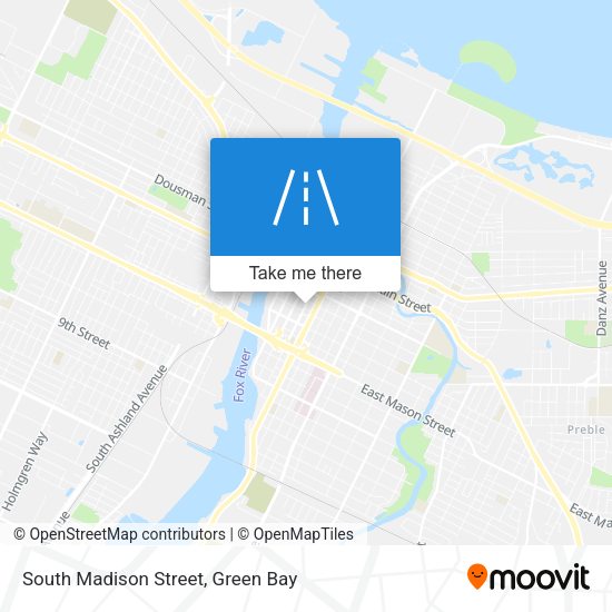 Mapa de South Madison Street