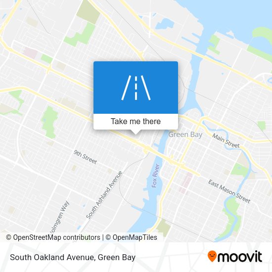 South Oakland Avenue map